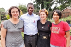 Paul Mashatile (Minister of Arts and Culture) visits the Hillcrest Aids Centre